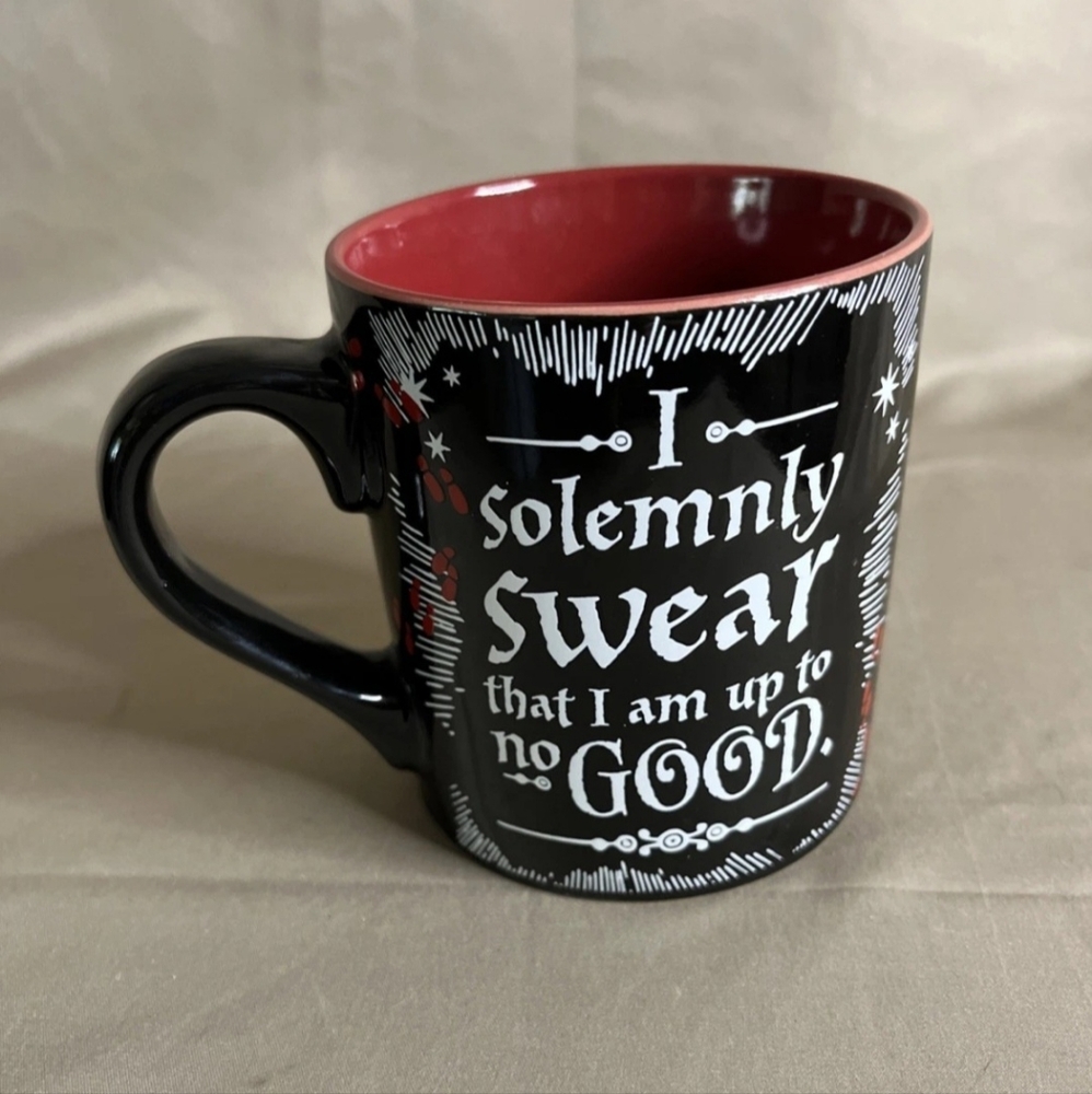 Harry Potter Coffee Mug I Solemnly Swear That I Am Up to No Good 14 oz Ceramic